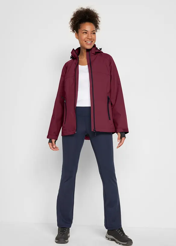 Vanntett funksjonsjakke med reflekterende detaljer, bonprix