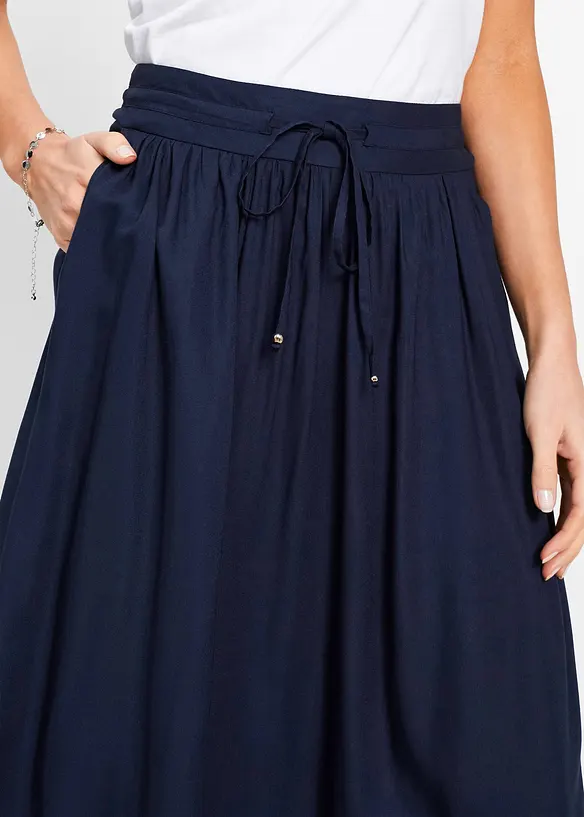 Maxiskj&oslash;rt i viskose, bonprix