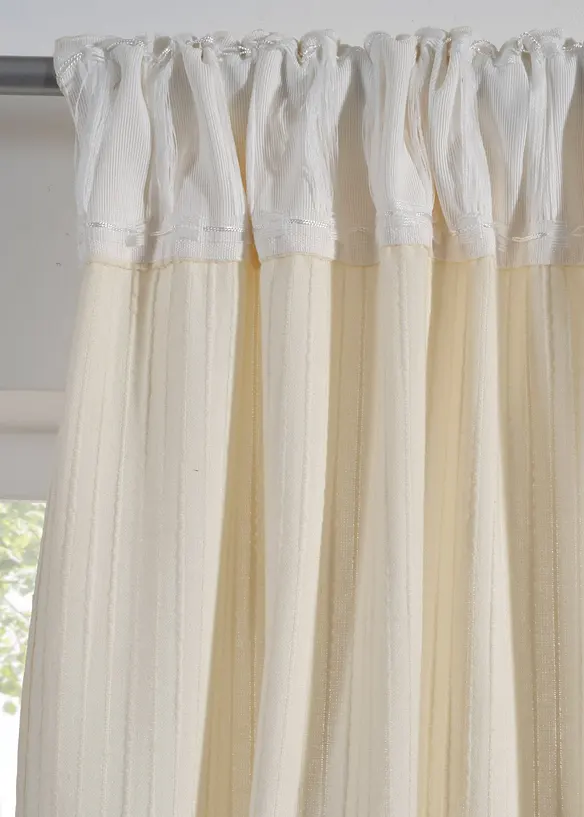 Gardin av 100% bomull (1-pack), bonprix