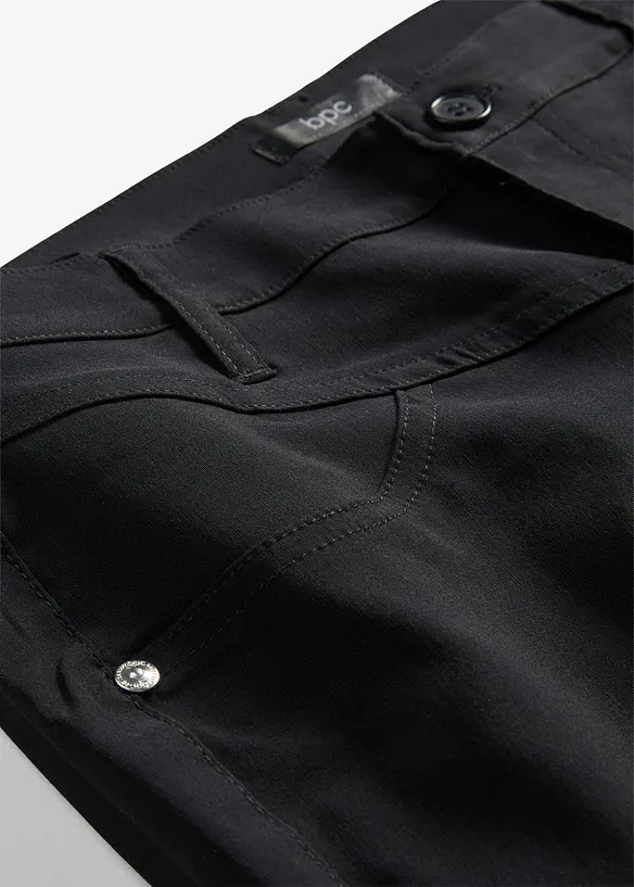 Bukse i bengalin med stretch, Bootcut, bonprix