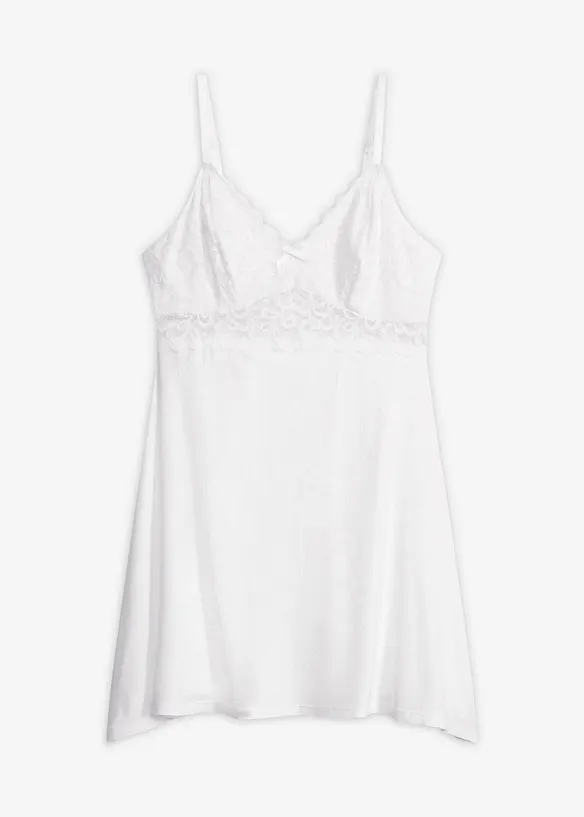 Neglisj&eacute; i myk viskoseblanding, bonprix