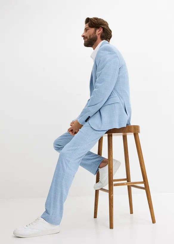 Dress i materiale med stretch, Modern fit (2-delt sett), bonprix