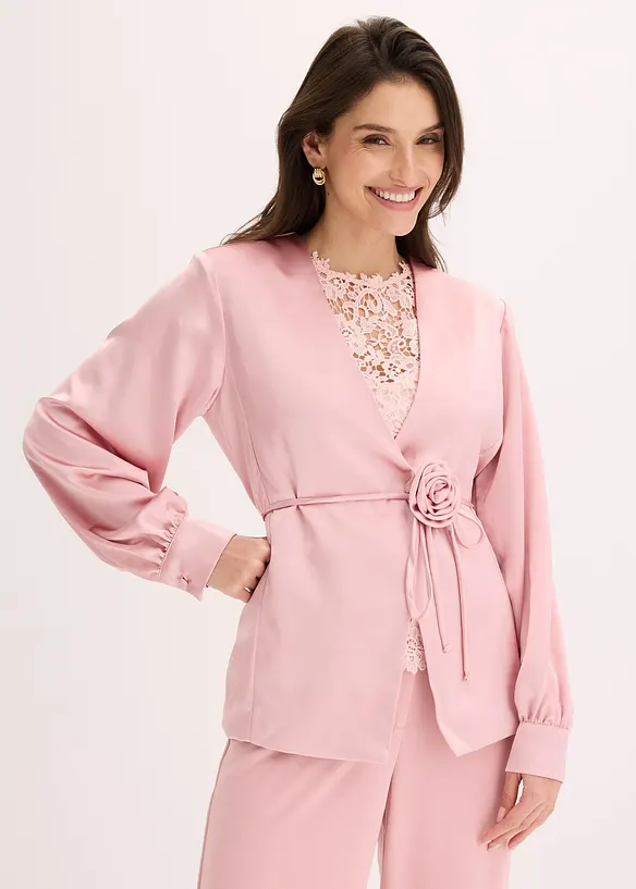 Blazer med dekorativt belte, bonprix