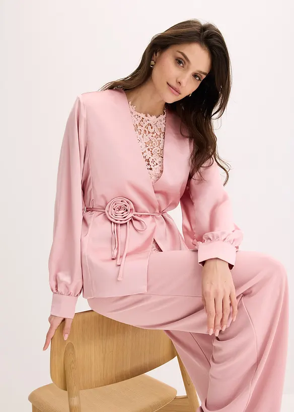 Blazer med dekorativt belte, bonprix