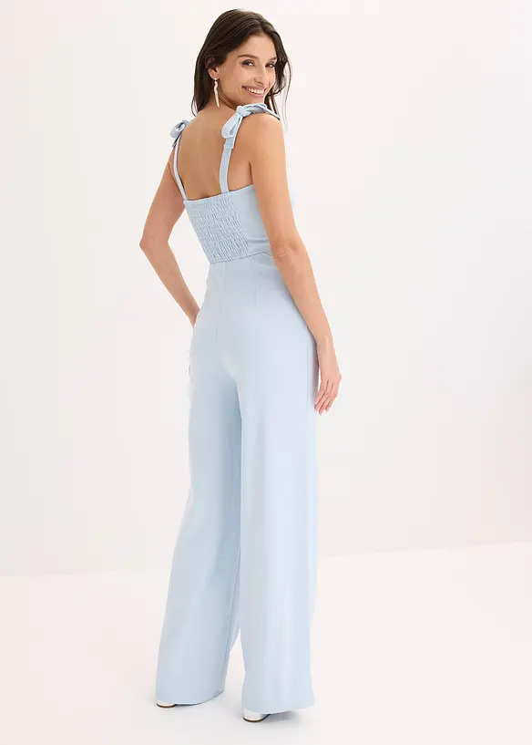 Jumpsuit med knytestropper, bonprix