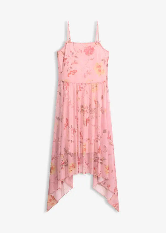 Jerseykjole av delikat mesh, bonprix