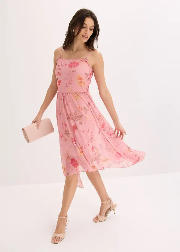 Jerseykjole av delikat mesh, bonprix