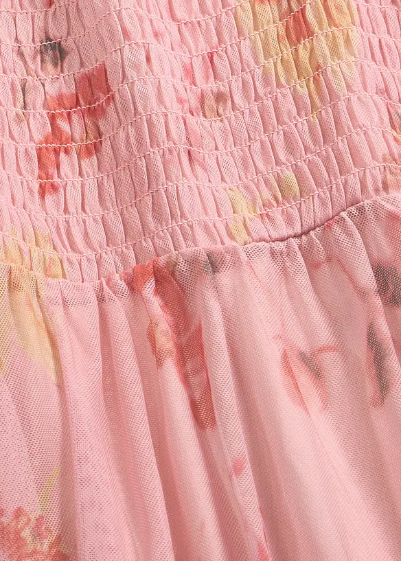 Jerseykjole av delikat mesh, bonprix