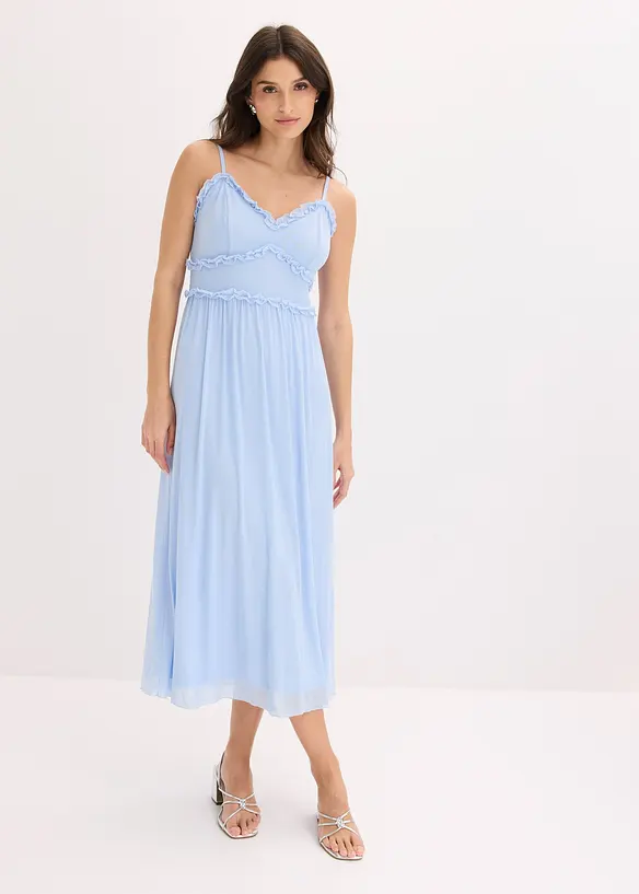 Jerseykjole i fin mesh, bonprix