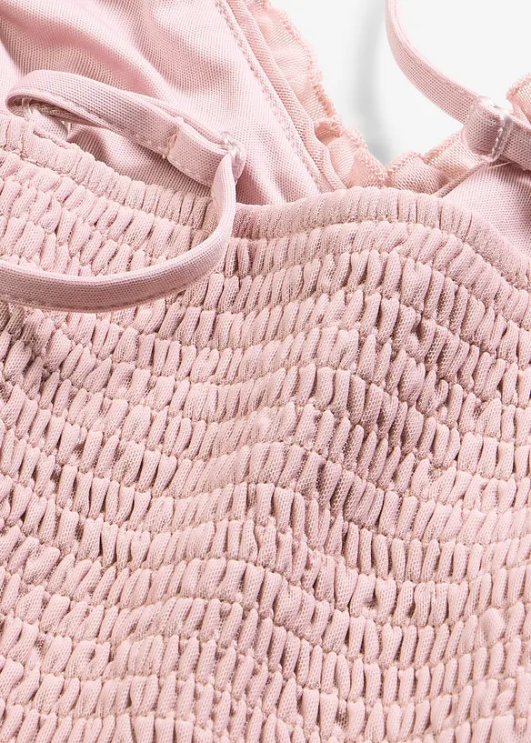 Jerseykjole i fin mesh, bonprix