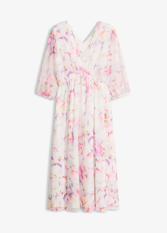 Jerseykjole av delikat mesh, bonprix