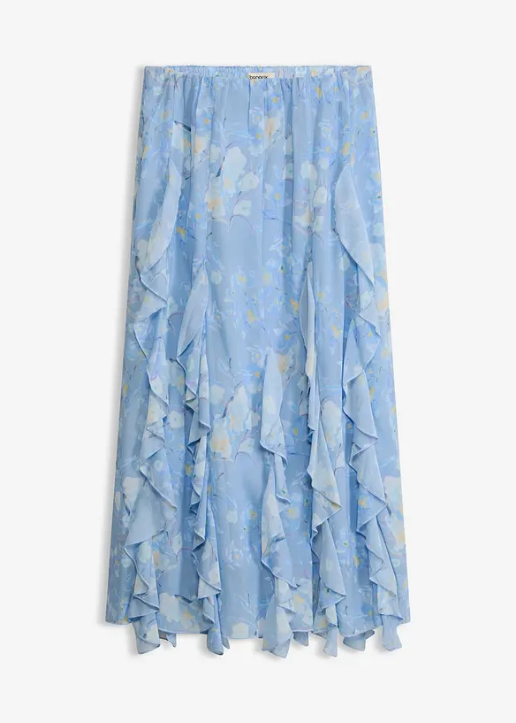 Maxiskj&oslash;rt av lett chiffon, bonprix