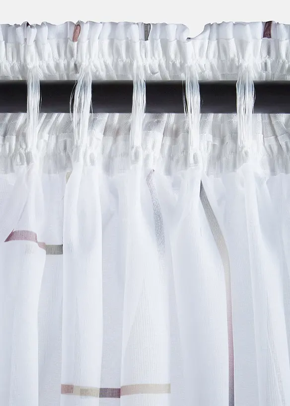 Gardin med trykk (1-pack), bonprix