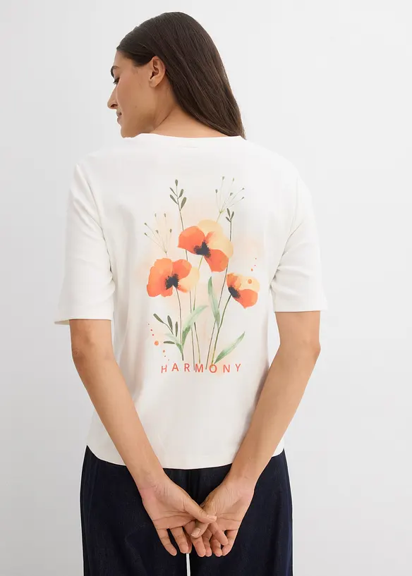 T-skjorte i 100% &oslash;kologisk bomull, bonprix