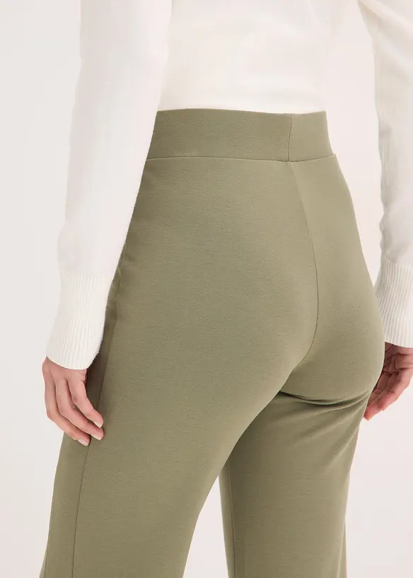 Trikotbukse i Punto di Roma-materiale, bonprix