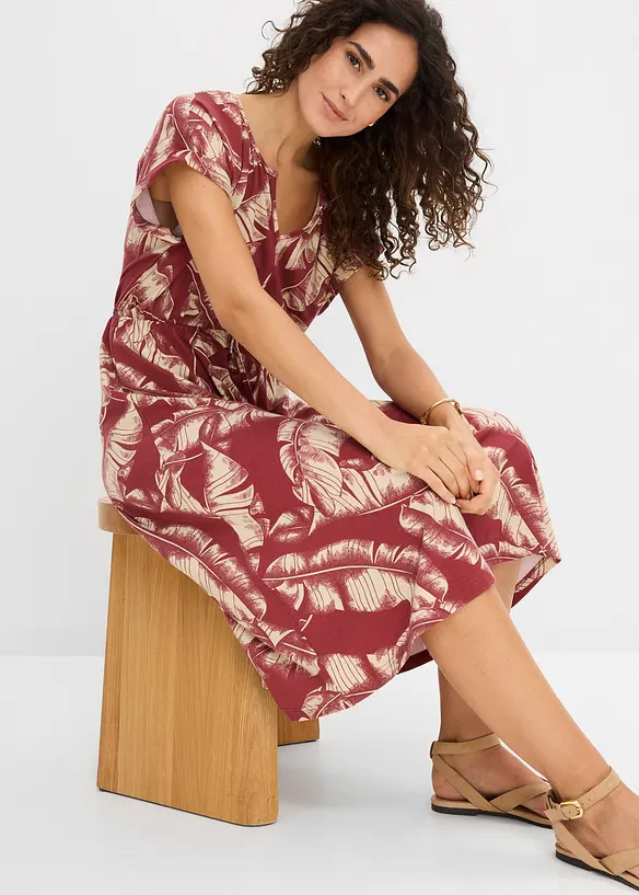 Jerseykjole i lett viskosemiks, bonprix