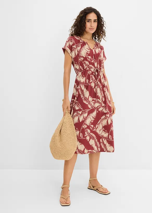 Jerseykjole i lett viskosemiks, bonprix