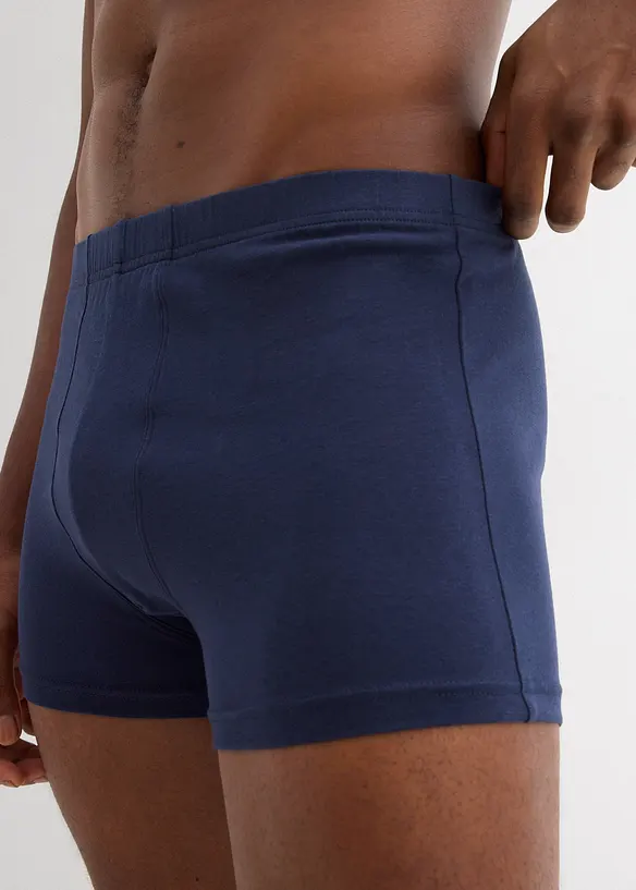 Boksershorts med bomull i ettersittende modell (3-pack), bonprix