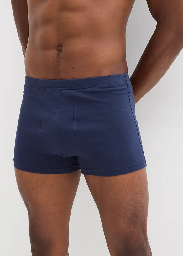 Boksershorts med bomull i ettersittende modell (3-pack), bonprix