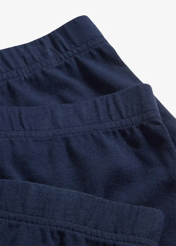 Boksershorts med bomull i ettersittende modell (3-pack), bonprix