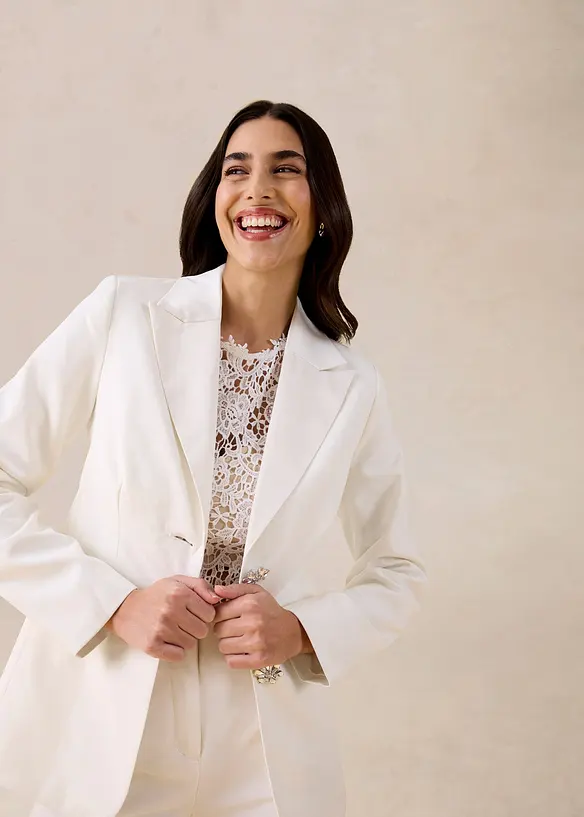 Blazer med smykkeknapper, bonprix