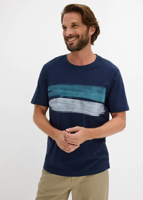 T-skjorte i 100% &oslash;kologisk bomull (2-pack), bonprix