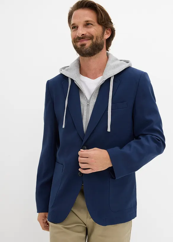 2-i-1-blazer med uttagbar hetteinnfelling, bonprix