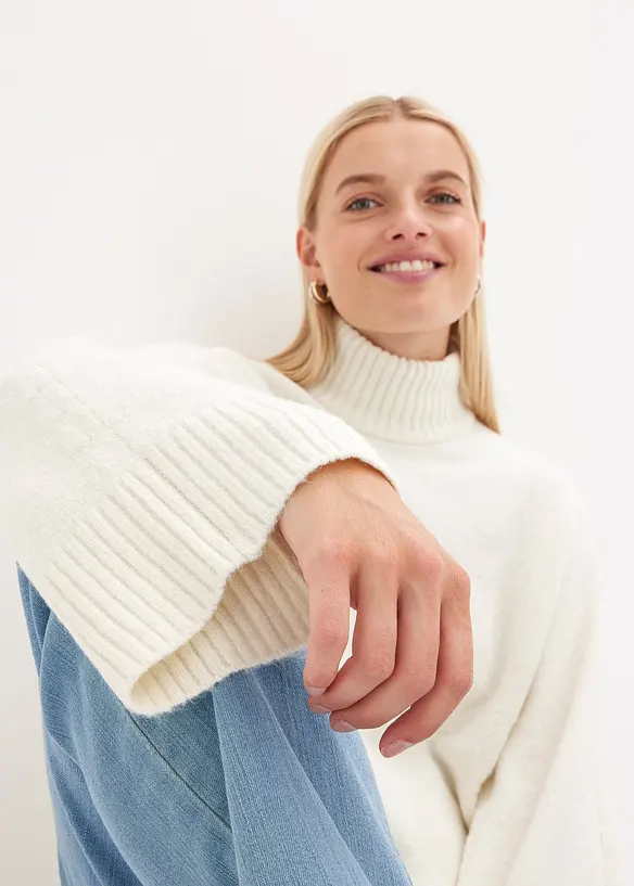 Genser med st&aring;krage, bonprix