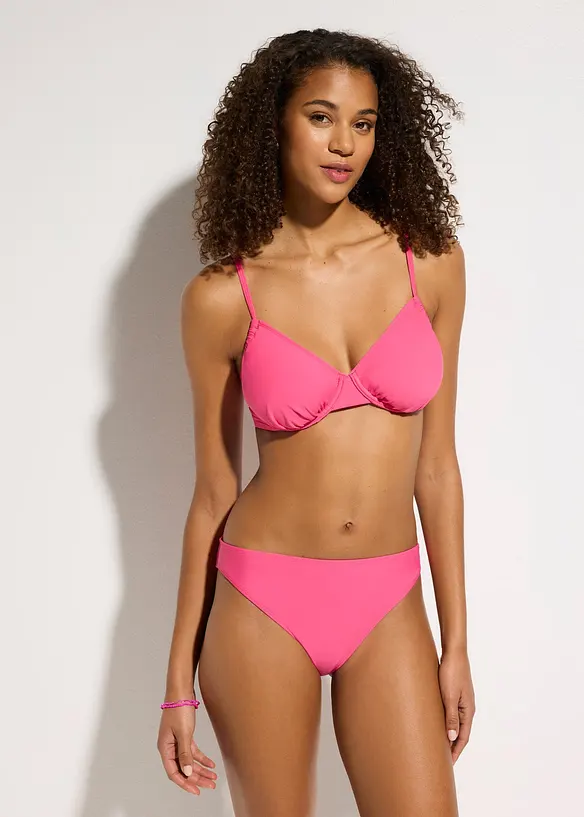 B&oslash;yle-bikinioverdel med rynking i siden, bonprix