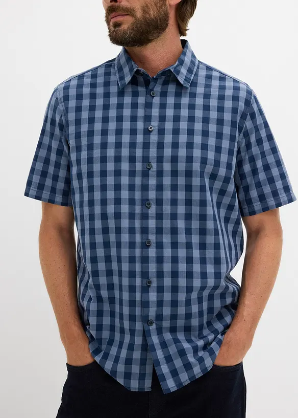 Kortermet skjorte i 100% bomull, bonprix