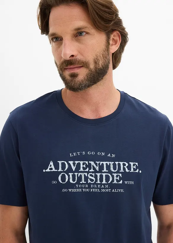 T-skjorte i 100% bomull, bonprix