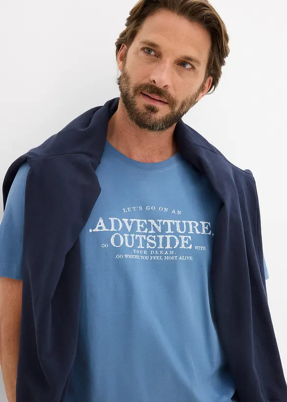 T-skjorte i 100% bomull, bonprix