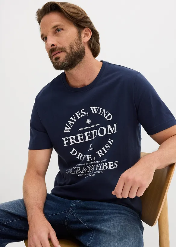 T-skjorte i 100% bomull, bonprix