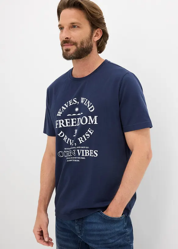 T-skjorte i 100% bomull, bonprix