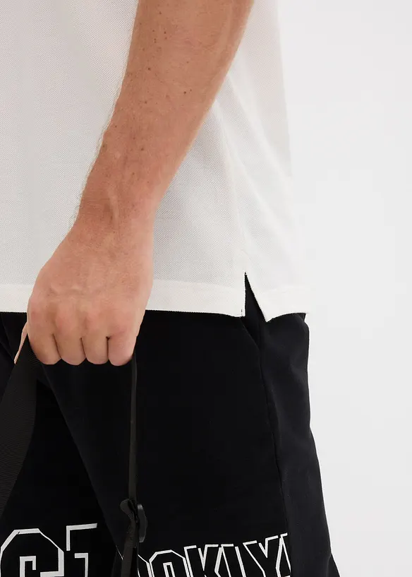 Poloskjorte i 100% &oslash;kologisk bomull (2-pack), bonprix