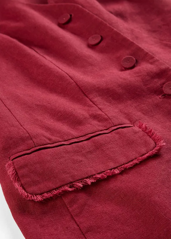 Dressvest i 100% lin, bonprix