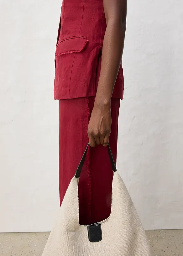 Dressvest i 100% lin, bonprix