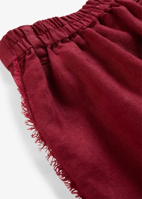 Linbukse med vide ben, bonprix