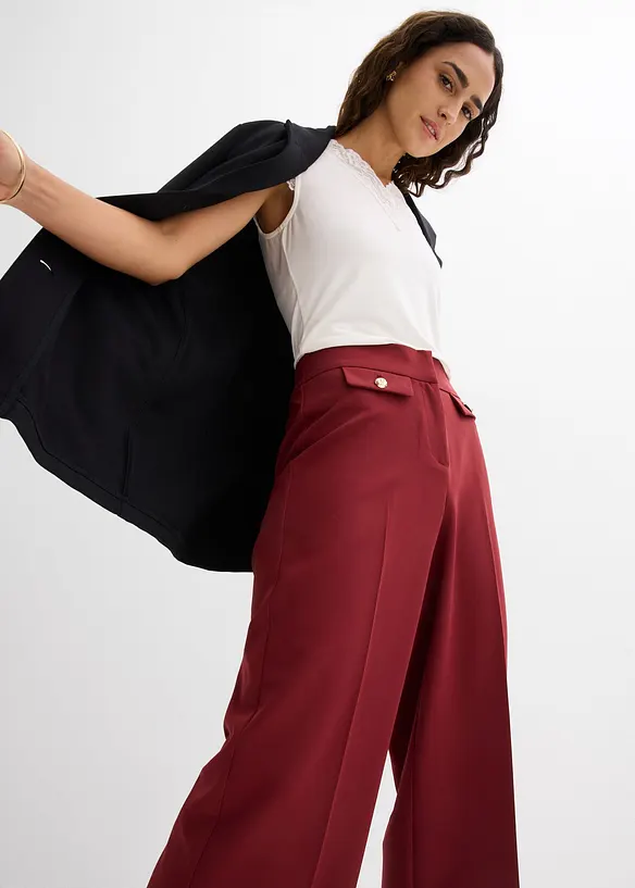 Bukse med vide ben, bonprix