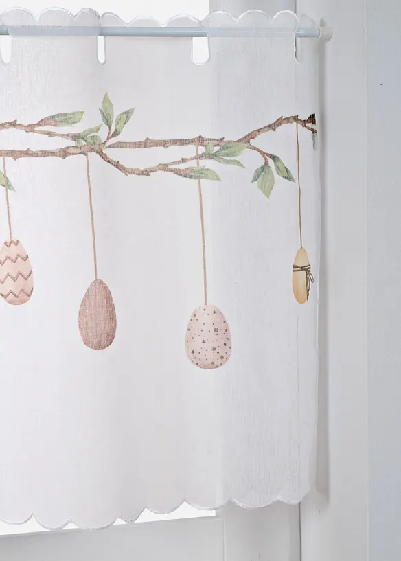 Gardinkappe med p&aring;skemotiver, bonprix