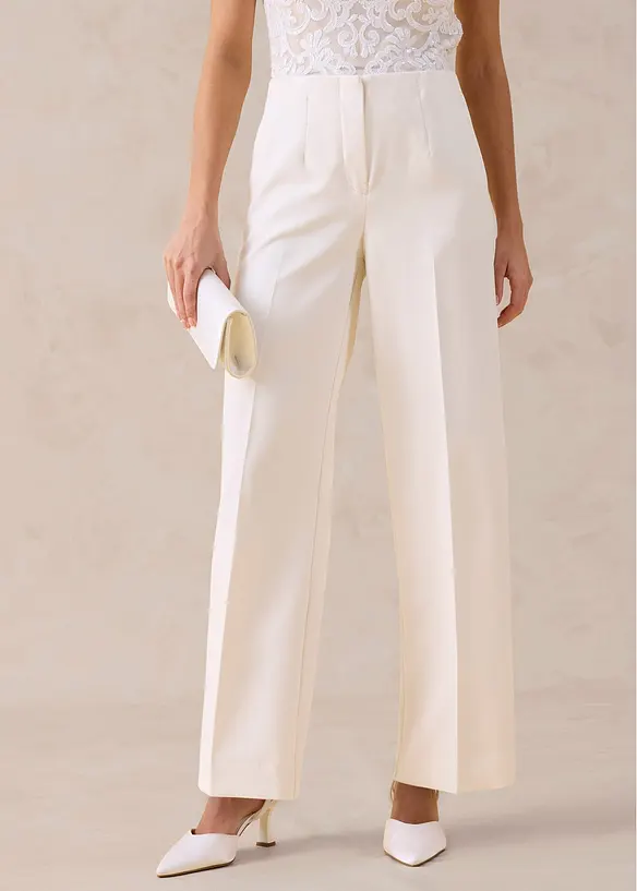 Bukse med vide ben, bonprix