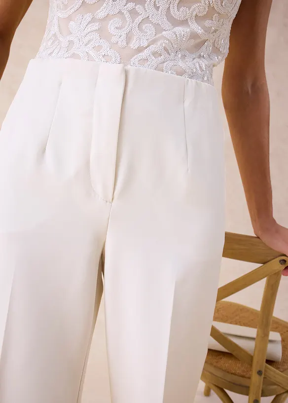 Bukse med vide ben, bonprix