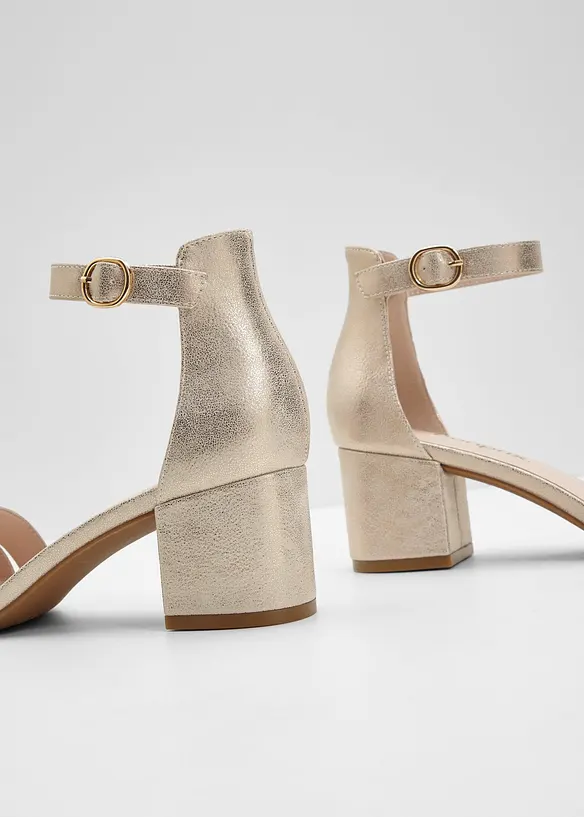 Sandaler med blokkh&aelig;l, bonprix