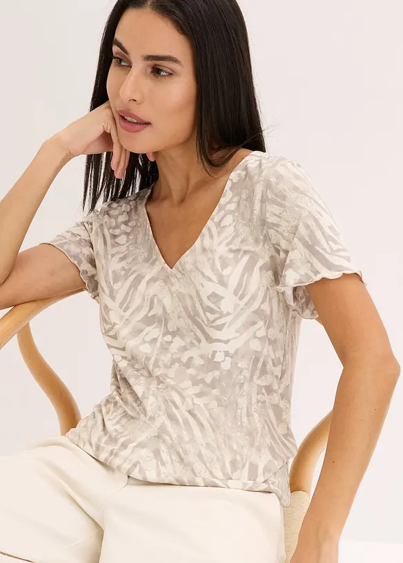 Topp med elastisk linning, bonprix