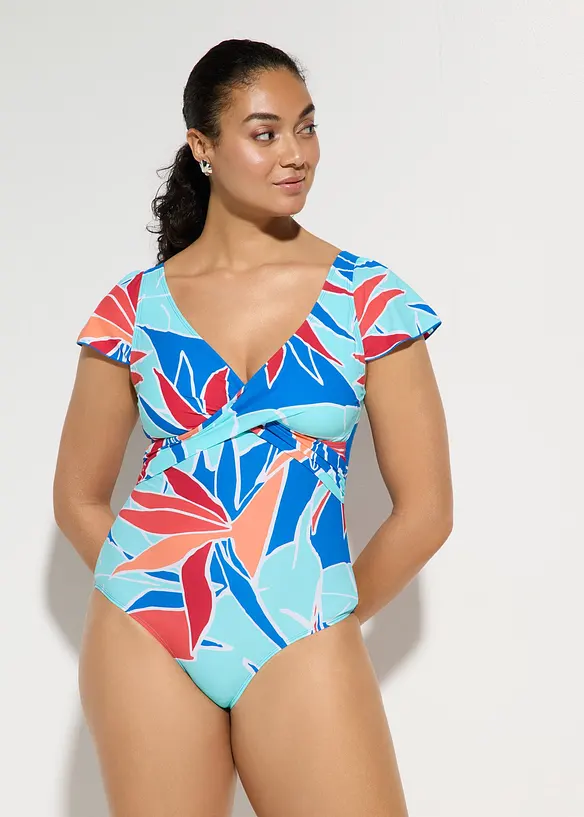 Light shape badedrakt i omslagsstil, bonprix