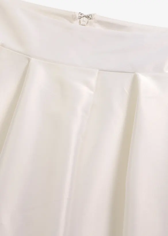 Maxiskj&oslash;rt i blank sateng, bonprix