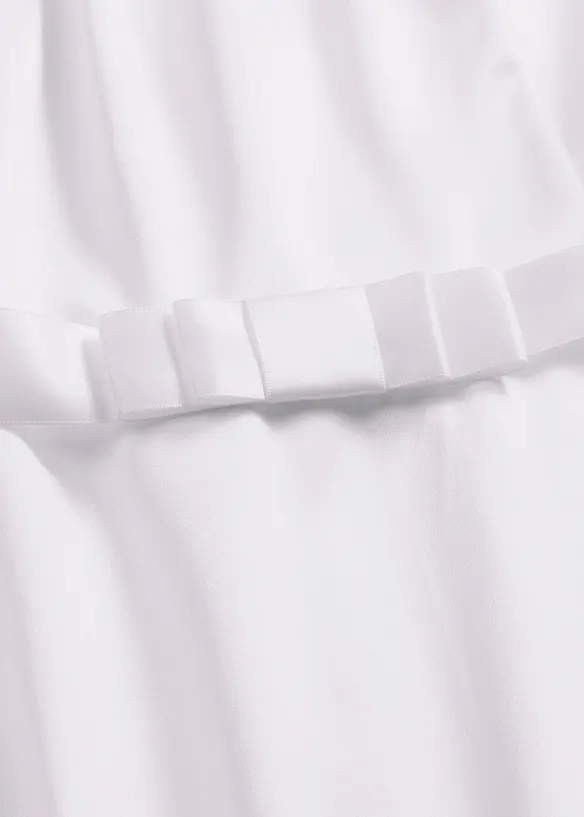 Etuikjole i blank sateng, bonprix