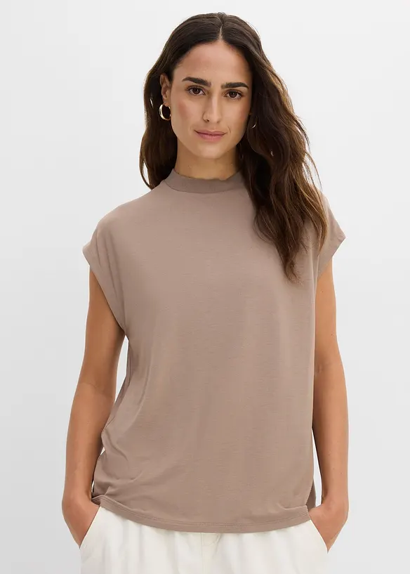 T-skjorte i myk viskose, bonprix