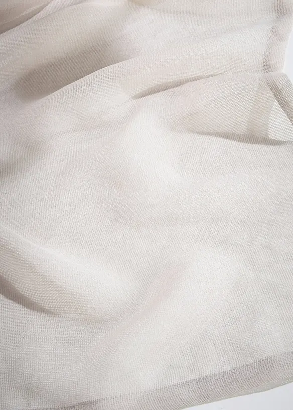 Gardin i fint strukturert nettingmateriale (1-pack), bonprix