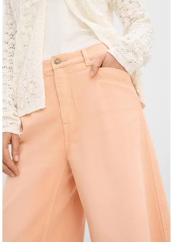 Wide Leg-jeans High Waist, bonprix